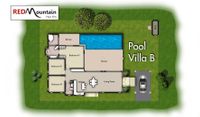 Thailand Hua Hin RED MOUNTAIN WOODLANDS Villa Haus Ferien pool Plan