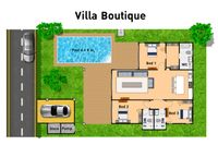 Hua Hin BAAN PHU THARA Thailand Villa Pool Haus Swimmingpool Poolvilla Resort Boutique plan